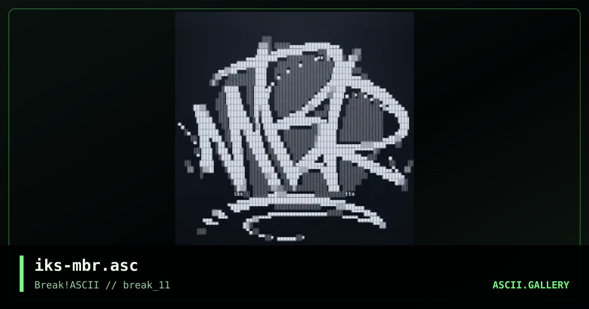 iks-mbr.asc, by irokos, 2017