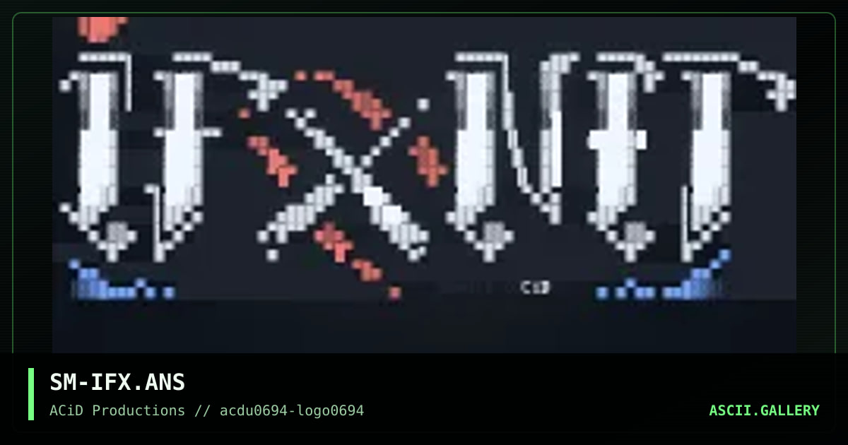 SM-IFX.ANS, by smooth, 1994