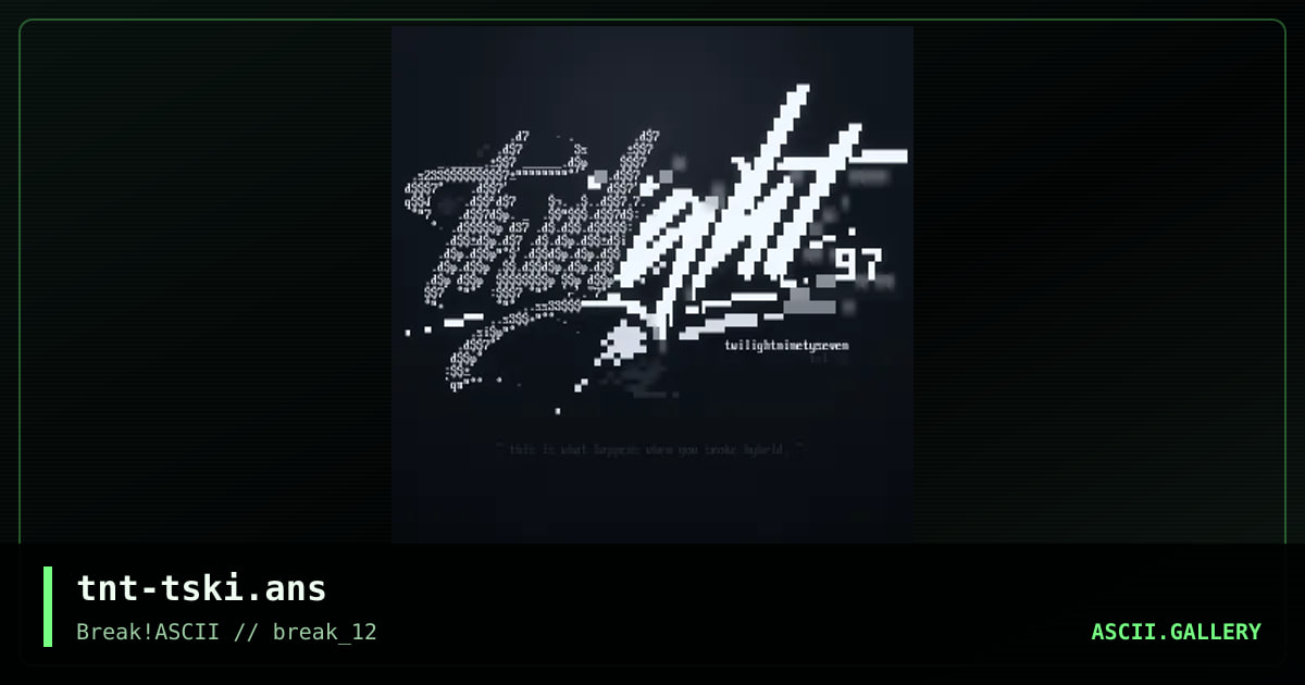 twilight '97 | hybrid, by tainted, 2021