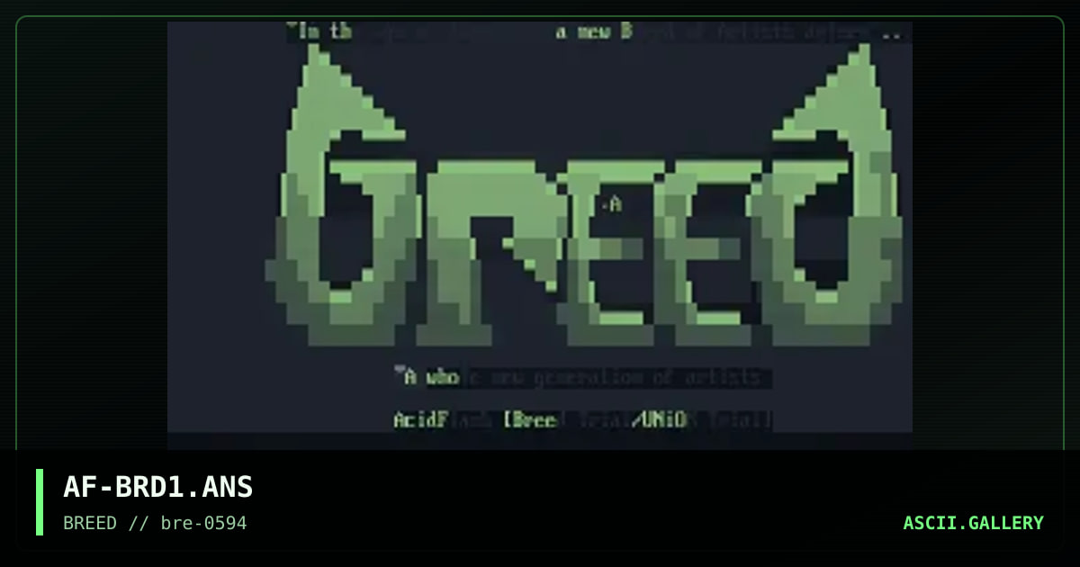AF-BRD1.ANS, by acidflash, 1994