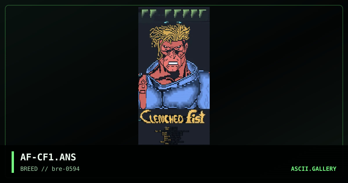 AF-CF1.ANS, by acidflash, 1994