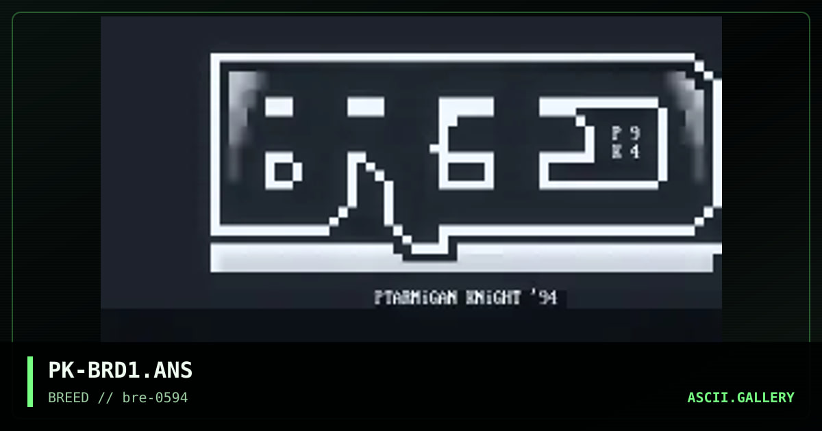 PK-BRD1.ANS, by ptarmigan knight, 1994