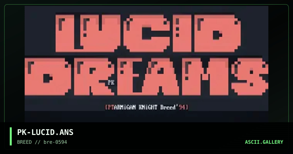 PK-LUCID.ANS, by ptarmigan knight, 1994