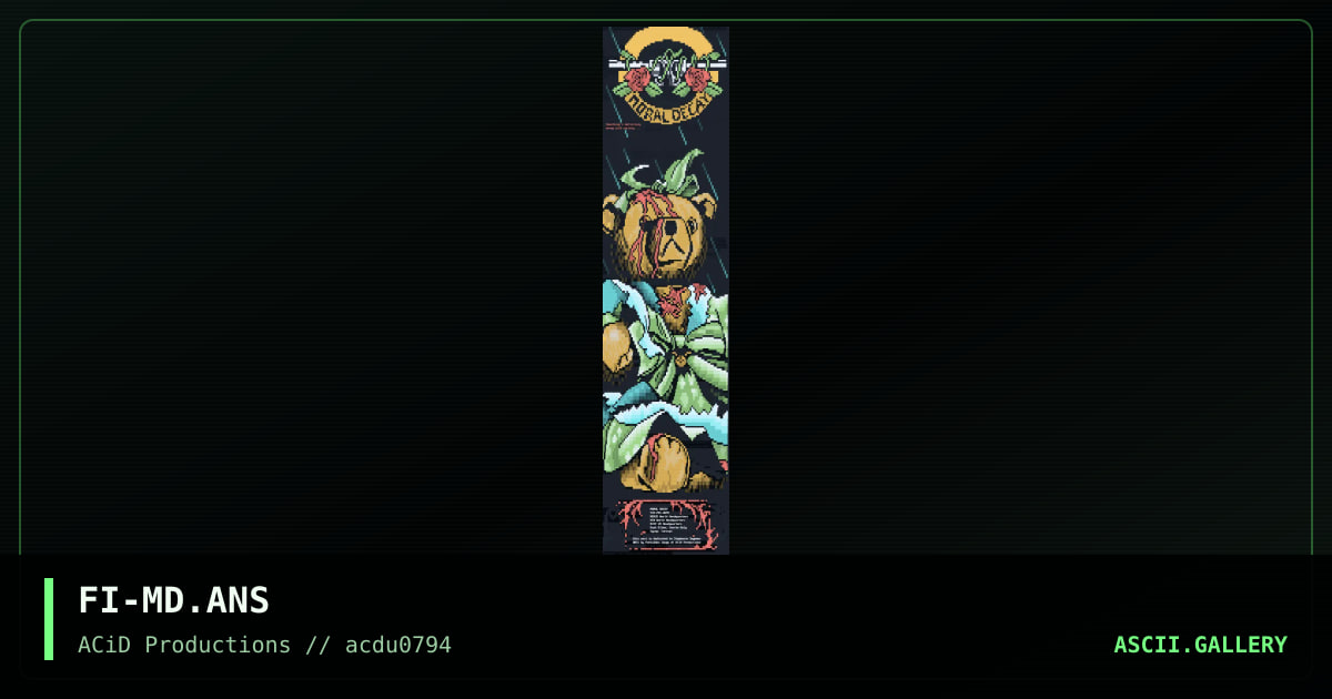 Moral Decay, by forbidden image, 1994
