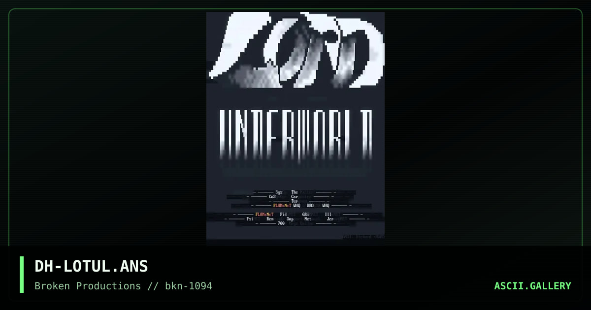 DH-LOTUL.ANS, by die hard, 1994