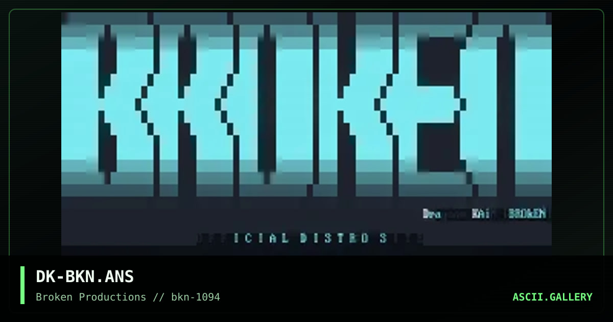 DK-BKN.ANS, by dragoon kain, 1994