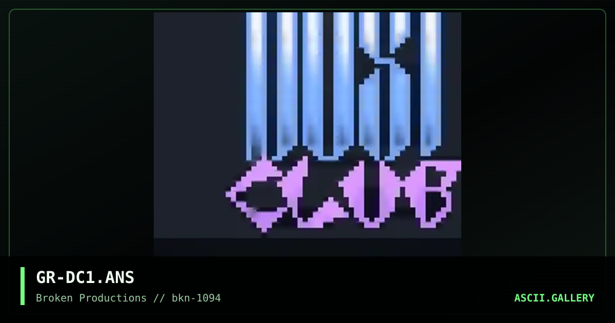 GR-DC1.ANS, by grifter 908, 1994
