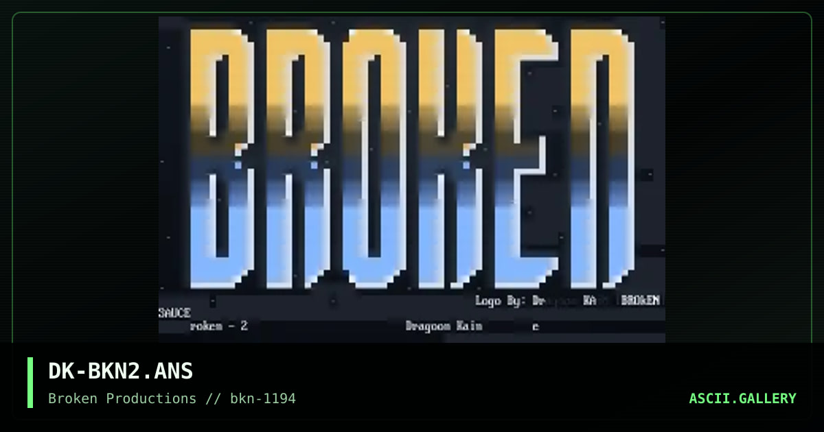 DK-BKN2.ANS, by dragoon kain, 1994