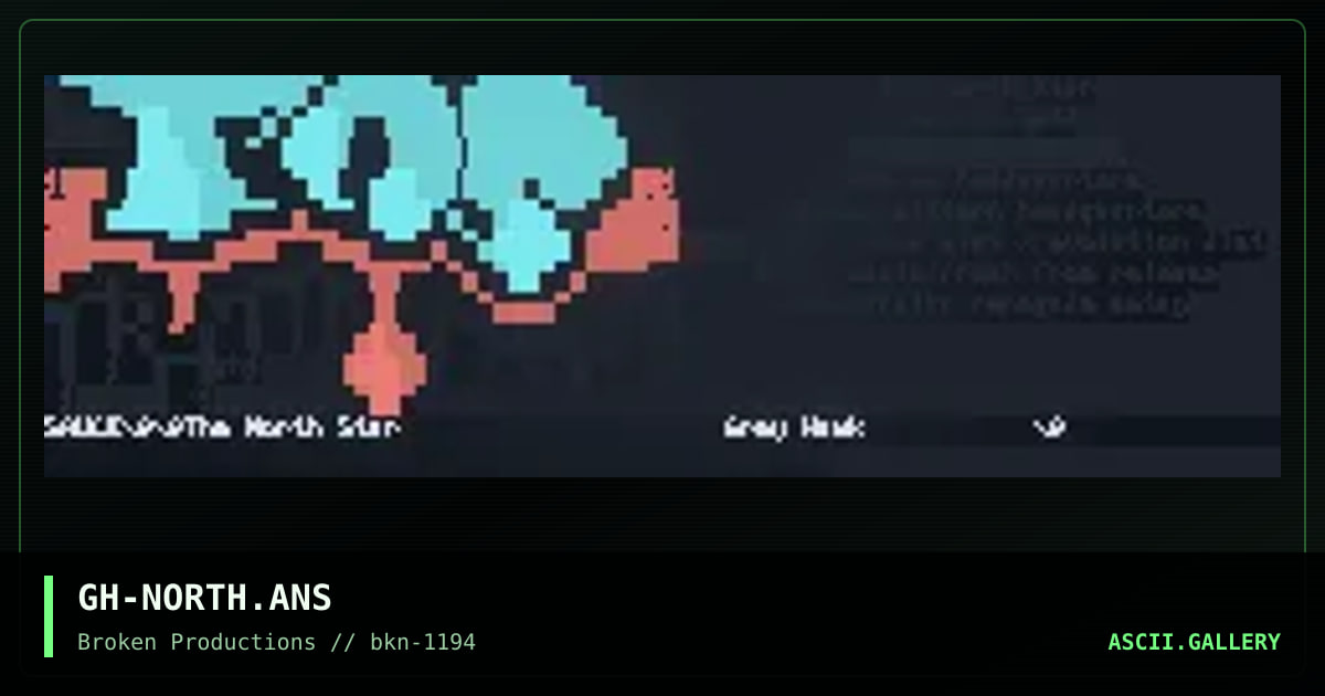 GH-NORTH.ANS, by grey hawk, 1994