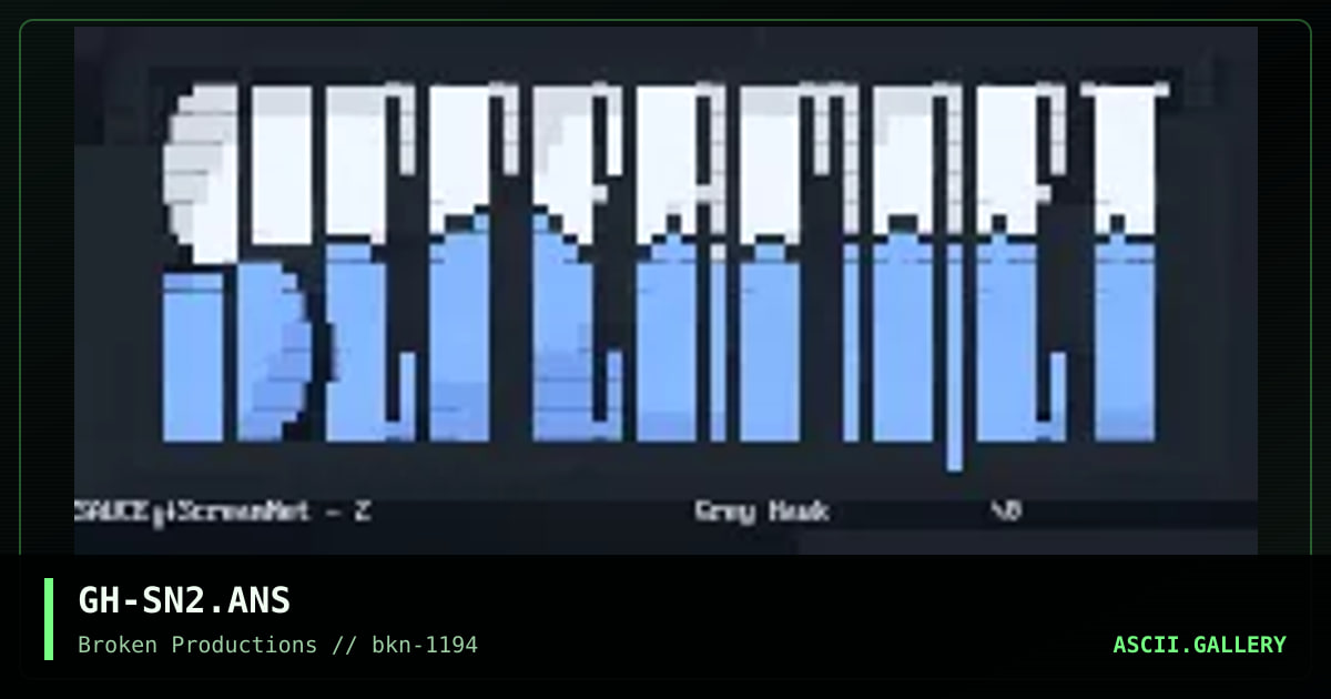GH-SN2.ANS, by grey hawk, 1994