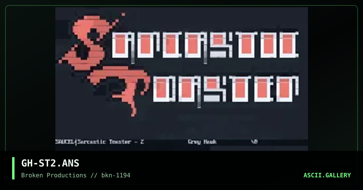 GH-ST2.ANS, by grey hawk, 1994
