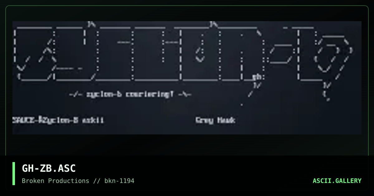 GH-ZB.ASC, by grey hawk, 1994