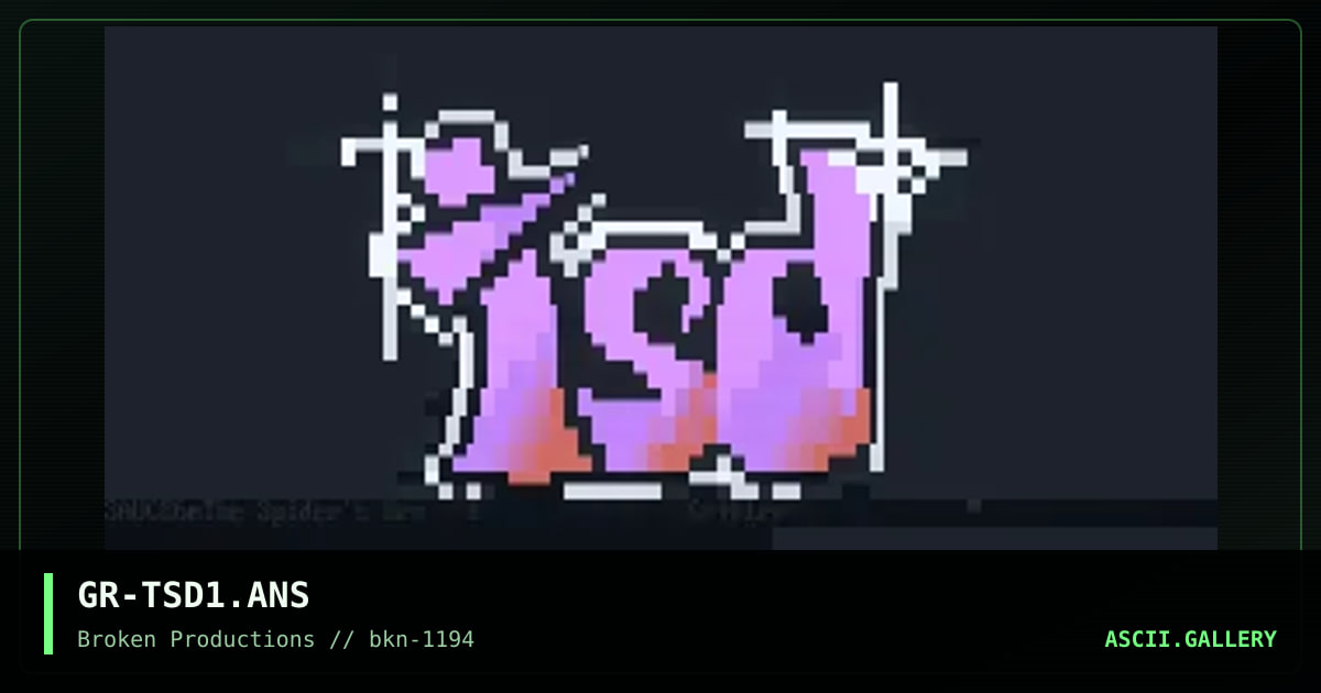 GR-TSD1.ANS, by grifter 908, 1994