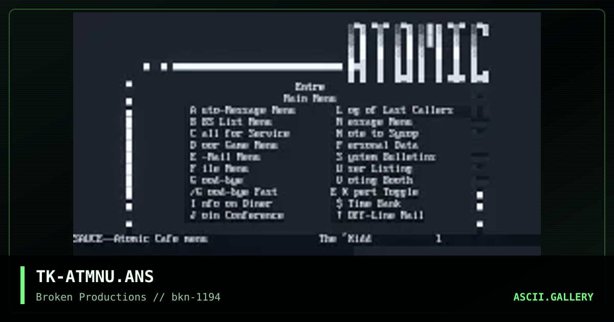 TK-ATMNU.ANS, by the kidd, 1994