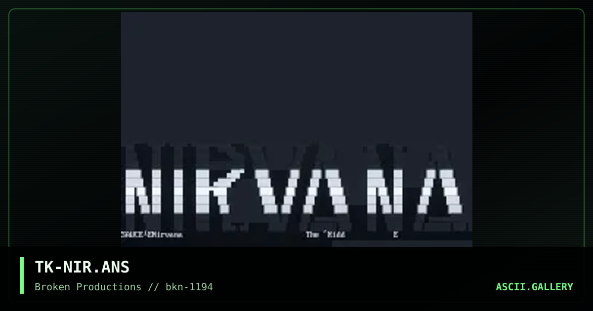 TK-NIR.ANS, by the kidd, 1994