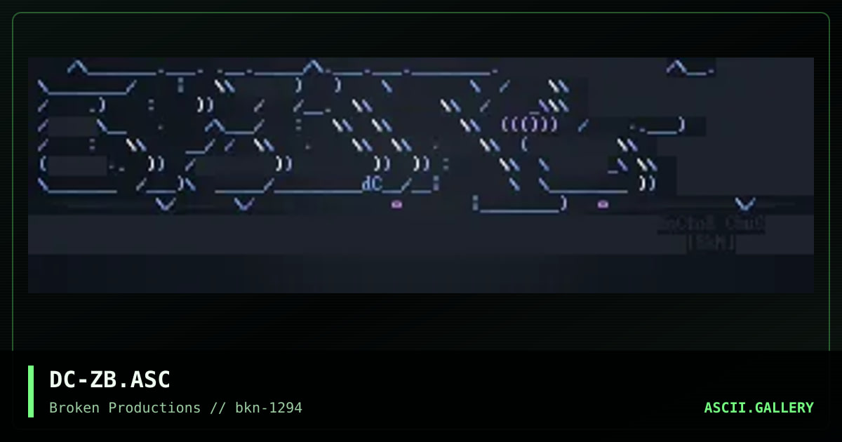 DC-ZB.ASC, by doctor chug, 1994