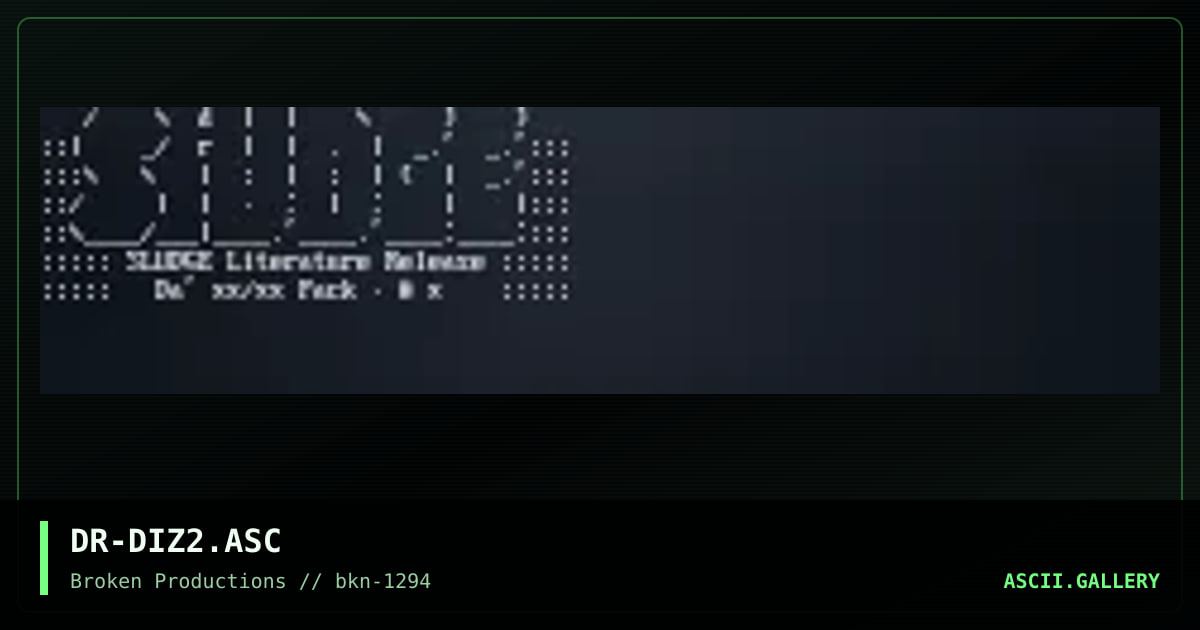 DR-DIZ2.ASC, by dreamcrusher, 1994