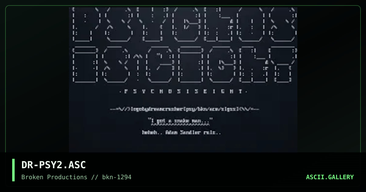 DR-PSY2.ASC, by dreamcrusher, 1994