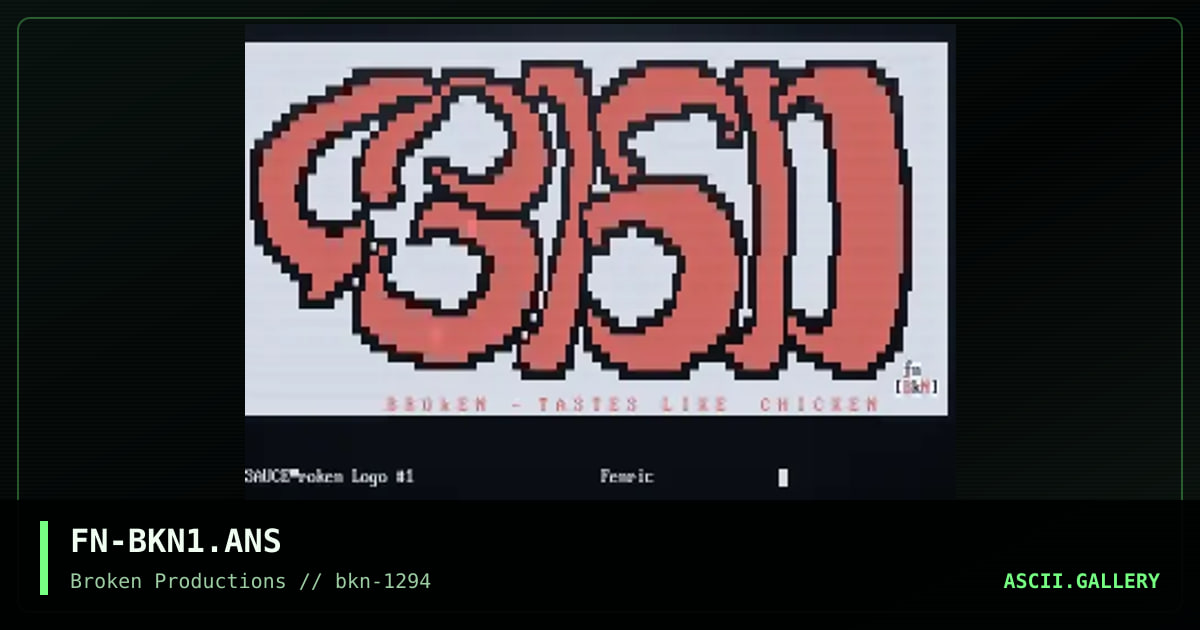 FN-BKN1.ANS, by fenric, 1994