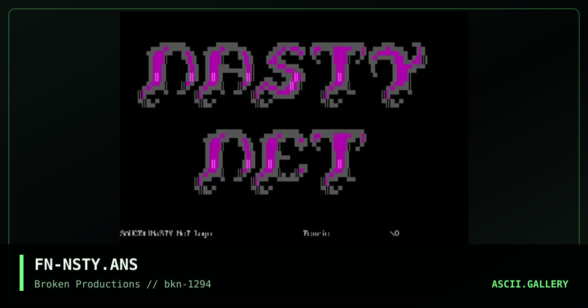 FN-NSTY.ANS, by fenric, 1994