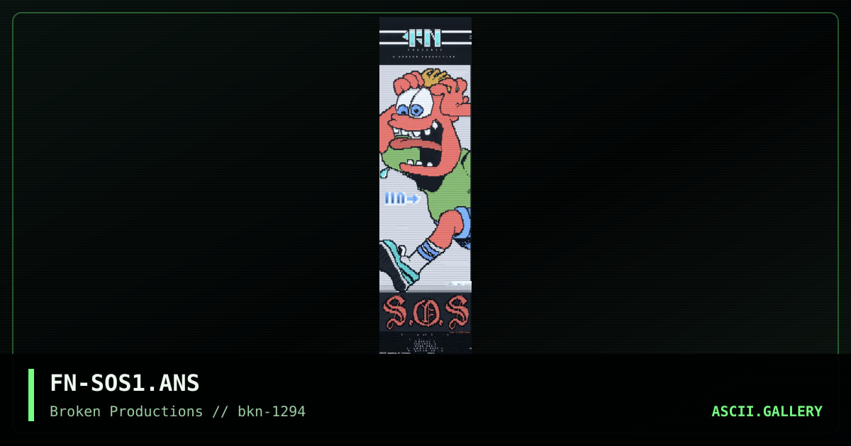 FN-SOS1.ANS, by fenric, 1994