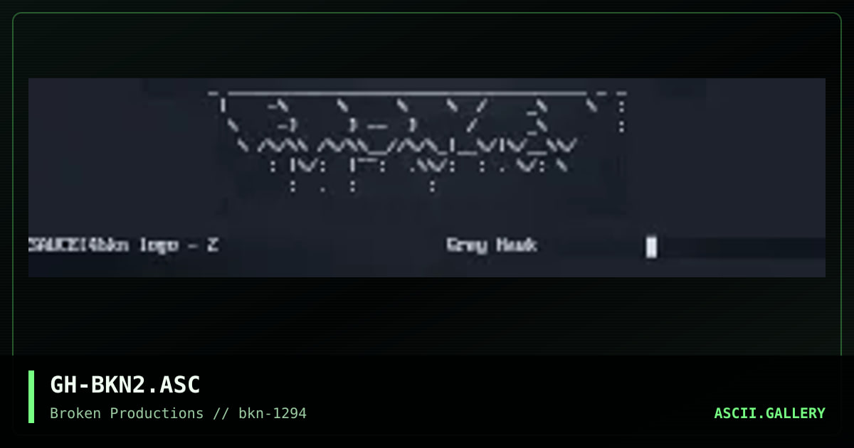 GH-BKN2.ASC, by grey hawk, 1994