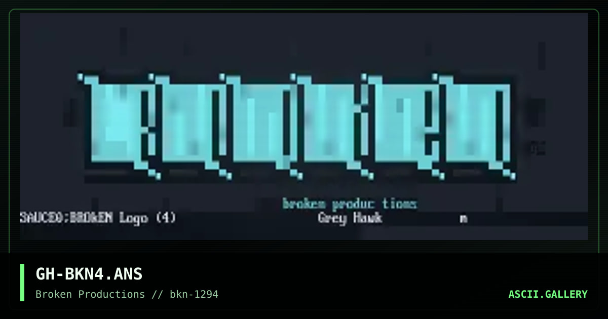GH-BKN4.ANS, by grey hawk, 1994