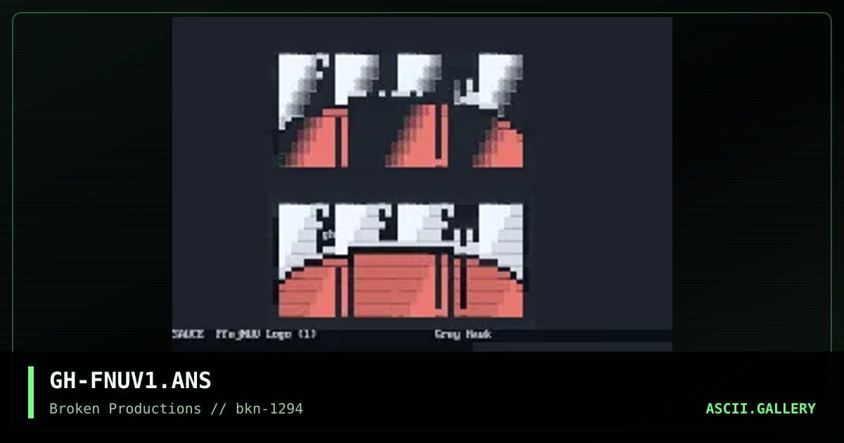 GH-FNUV1.ANS, by grey hawk, 1994
