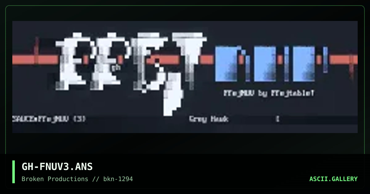 GH-FNUV3.ANS, by grey hawk, 1994