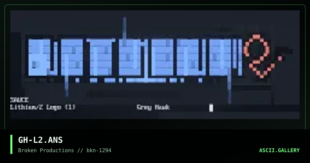 GH-L2.ANS, by grey hawk, 1994