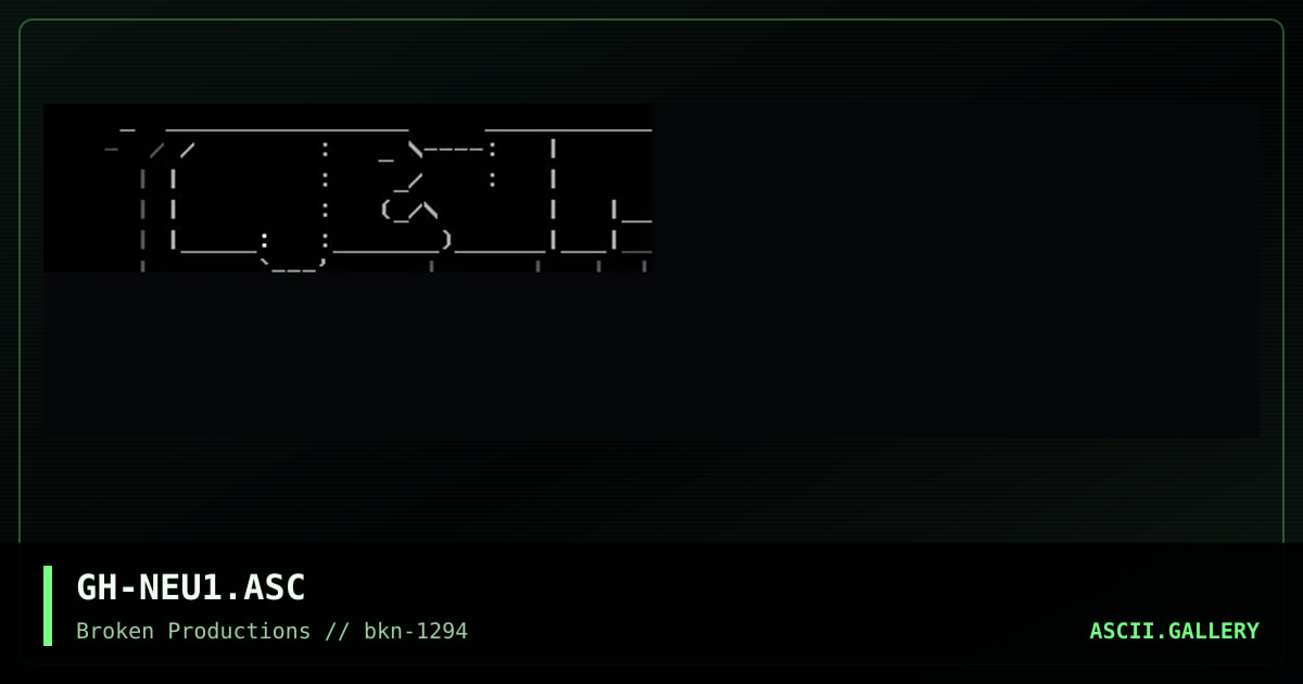 GH-NEU1.ASC, by grey hawk, 1994