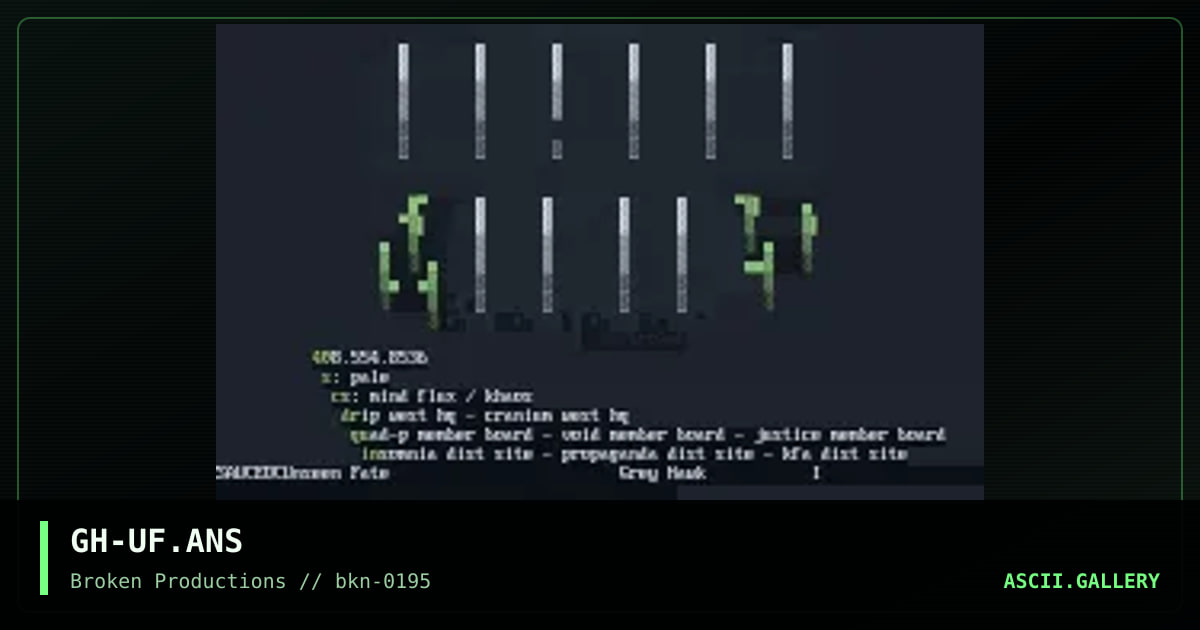GH-UF.ANS, by grey hawk, 1995