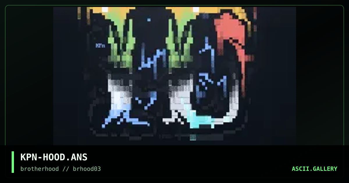 brotherhood logo, by kingpin octopus, 1999