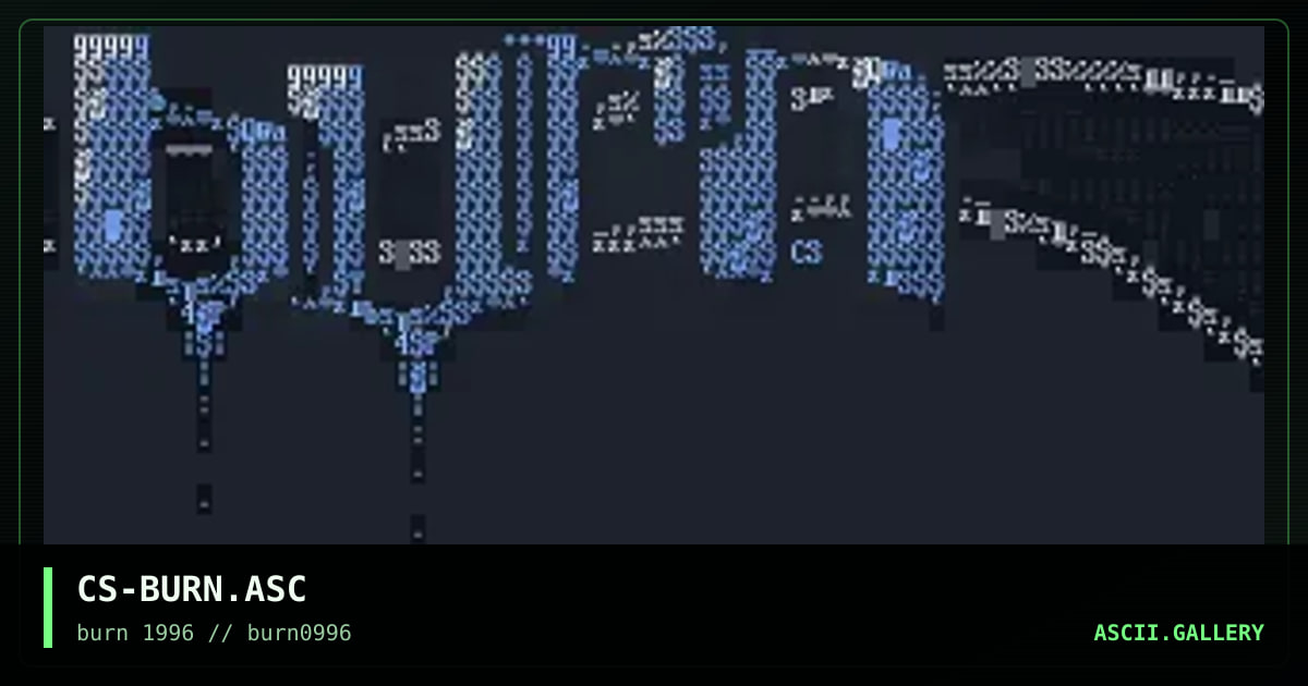 CS-BURN.ASC, by cat smasher, 1996