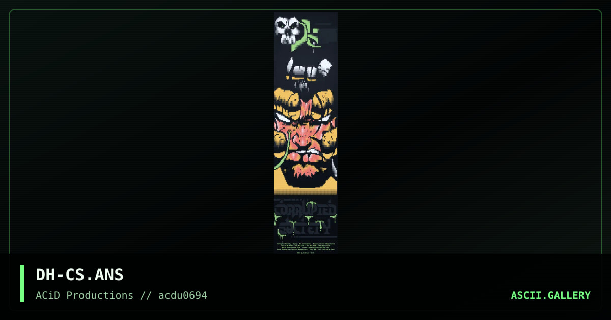 Corrupted Society, by diehard, 1994