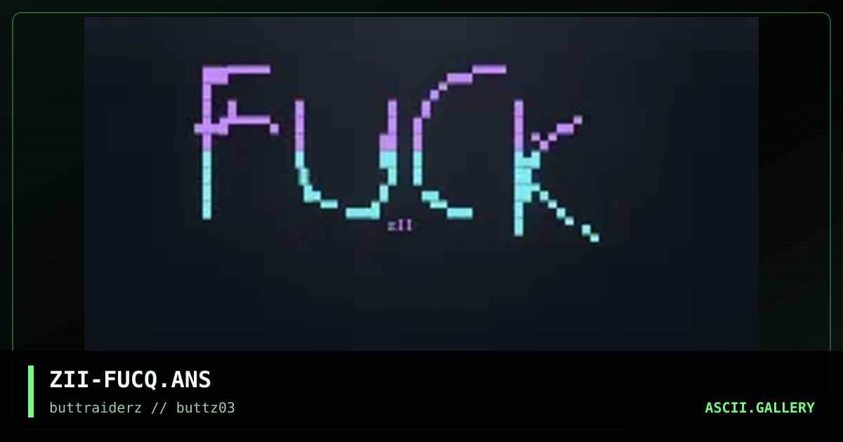 Fuck!, by zeus ii, 2000