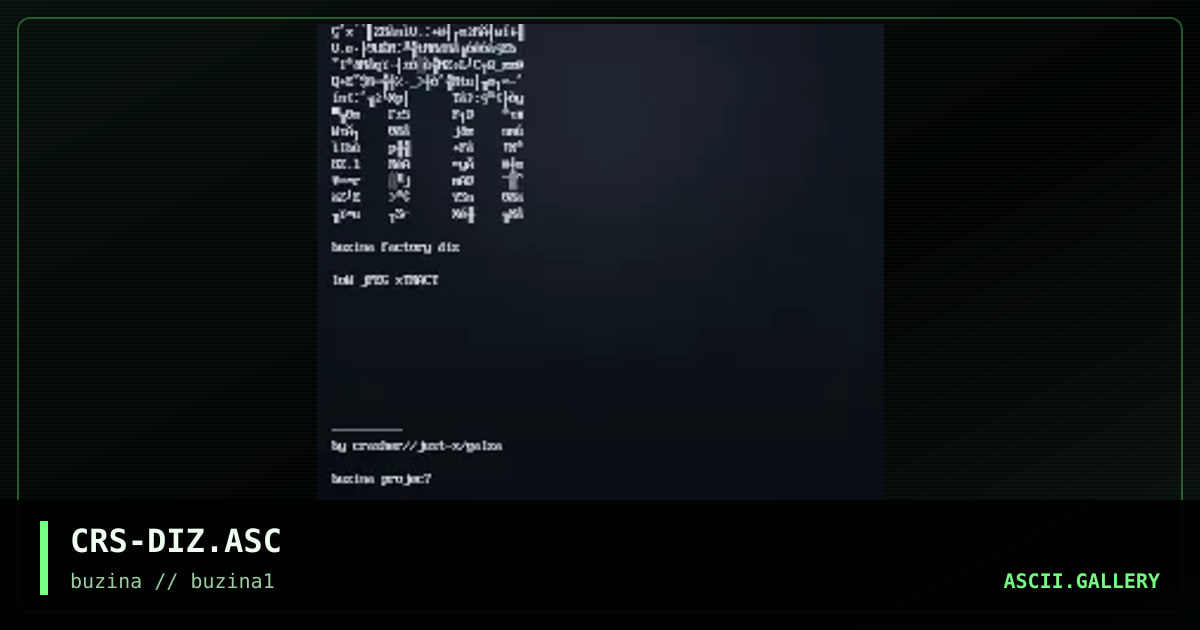 diz, by crasher, 2001