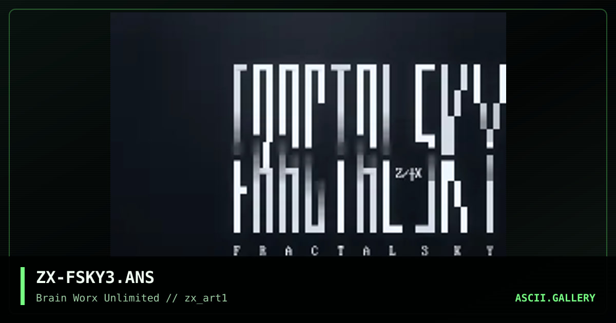 ZX-FSKY3.ANS, by zax, 1994