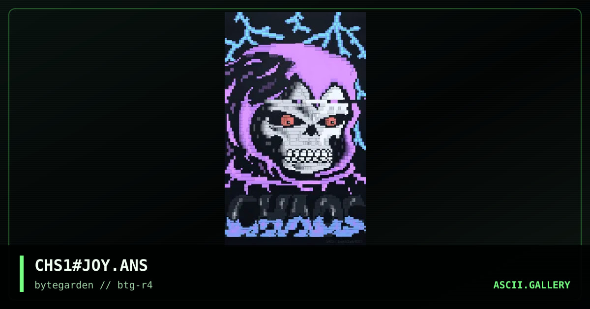 Chaos, by joykiller, 1995