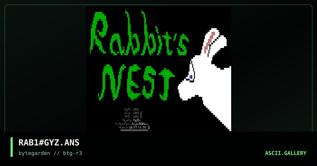 RAB1#GYZ.ANS, by gyze, tsoft, 1995