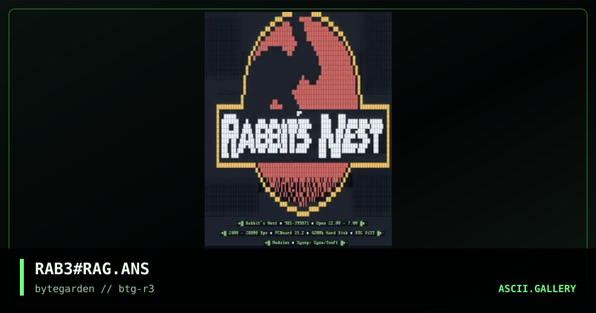 RAB3#RAG.ANS, by rage, 1995