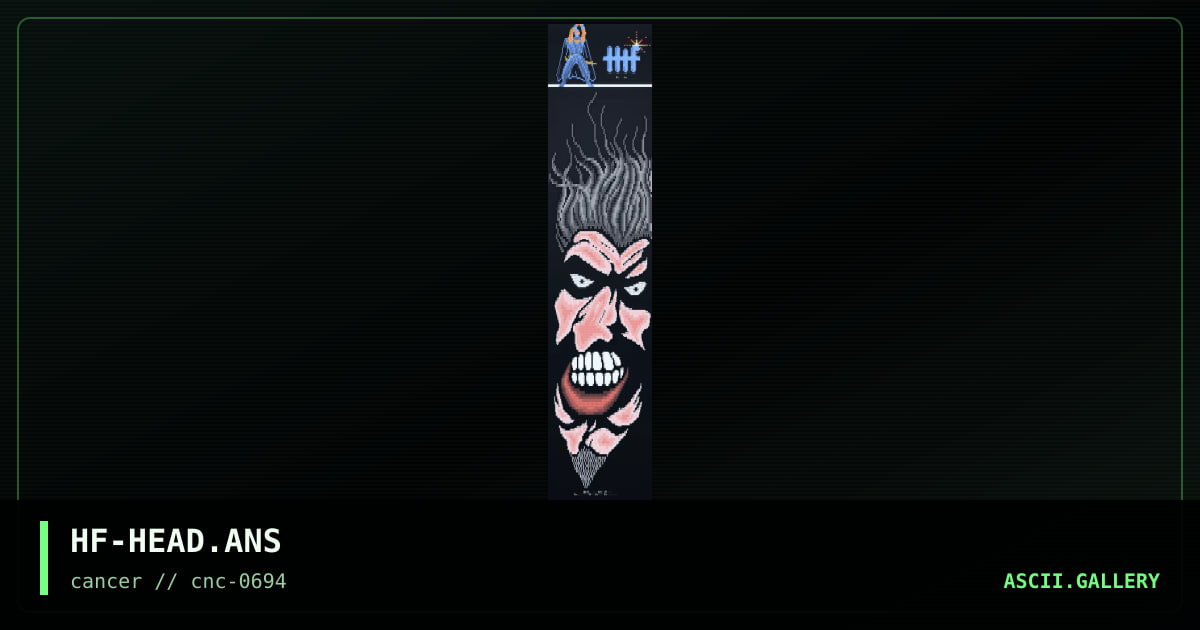 HF-HEAD.ANS, by hanzo the fiend, 1994
