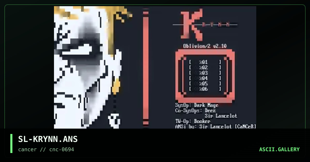 SL-KRYNN.ANS, by sir lancelot, 1994