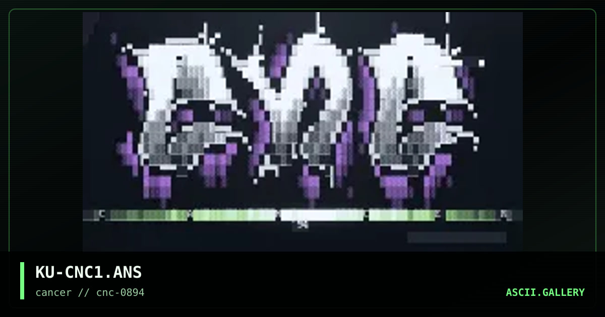 KU-CNC1.ANS, by kung lao, 1994