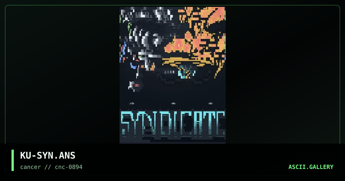 KU-SYN.ANS, by kung lao, 1994