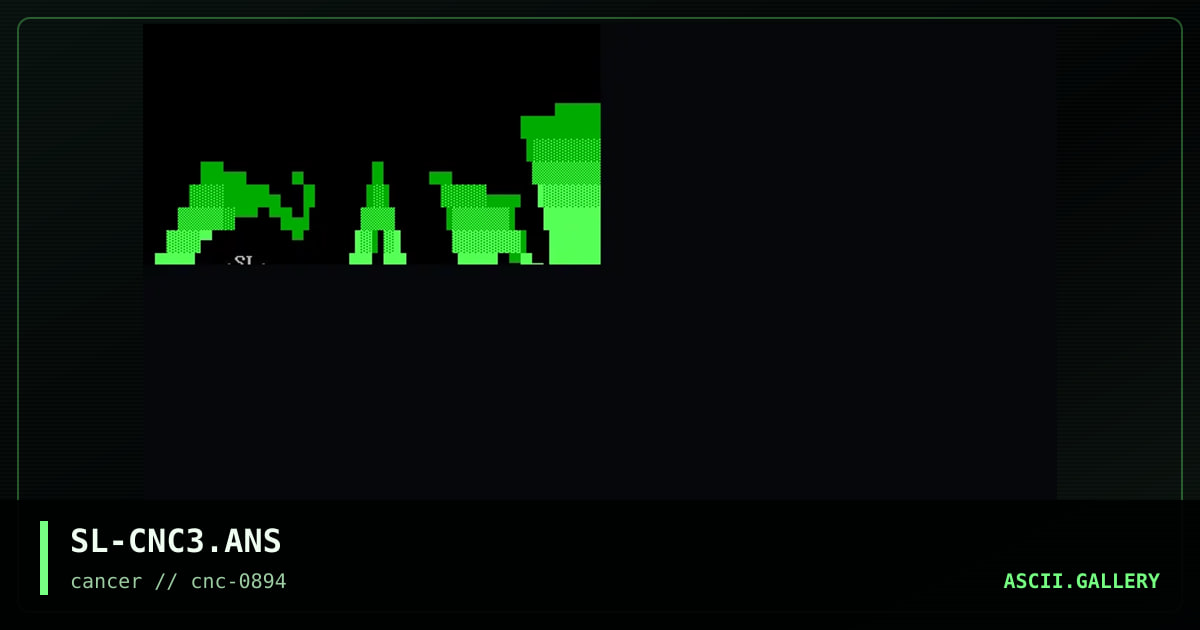 SL-CNC3.ANS, by sir lancelot, 1994