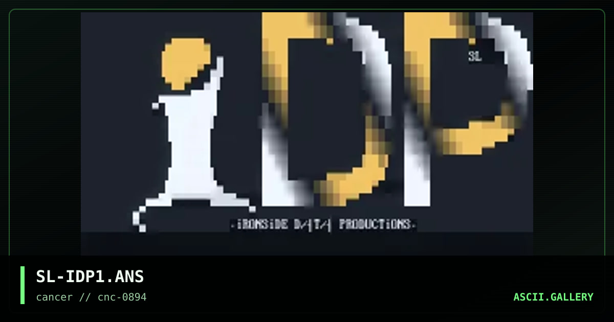 SL-IDP1.ANS, by sir lancelot, 1994