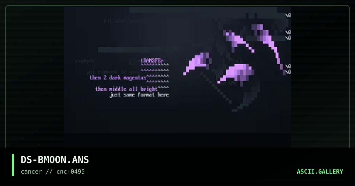 Black Moon Menu set, by dominicus, 1995