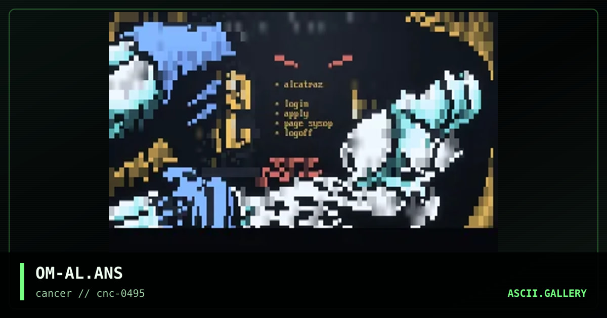 Alcatraz Matrix, by omega red, 1995