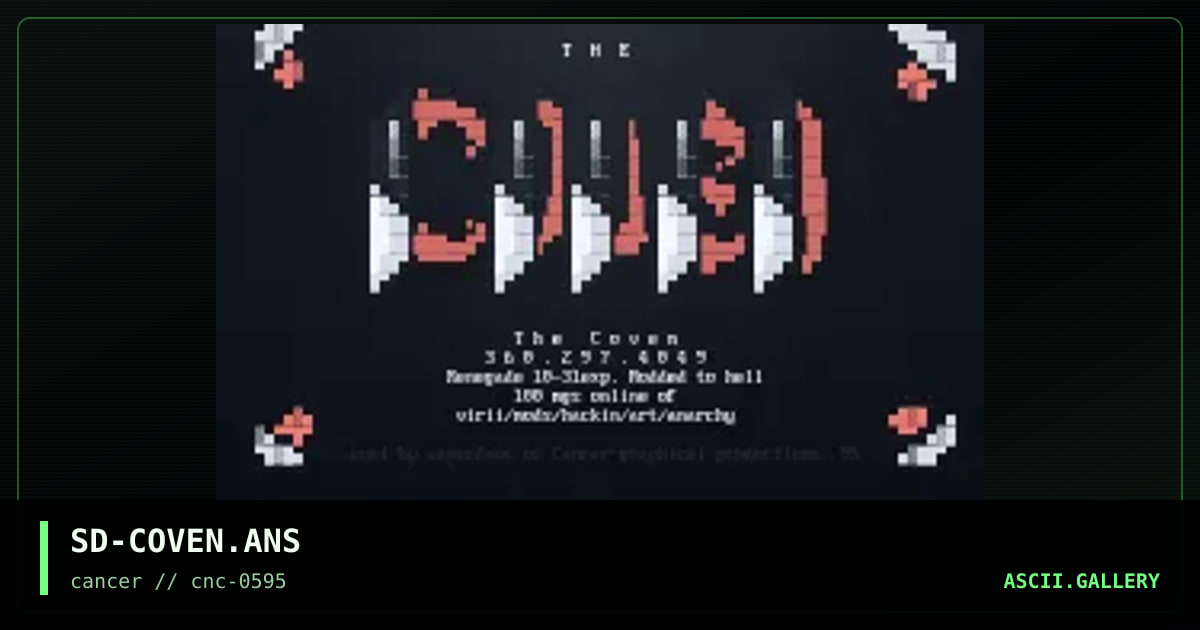 Coven, by superdave, 1995